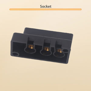 Die Steckdose # Z-07 3A 250V für Haushaltsnähmaschinen-Motor JA2-1, JA2-2, FN2-4D, FN2-7D, FN2-8D, GN1-6D, GN1-113, GN1-114, Acme JH653 - Product Image 3