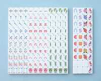 Tuiles de Mahjong Américaines Modernes de Luxe, en Acrylique Durable Anti-Décoloration, Gravées au Laser, Idéales pour le Divertissement Familial - Vente Chaude