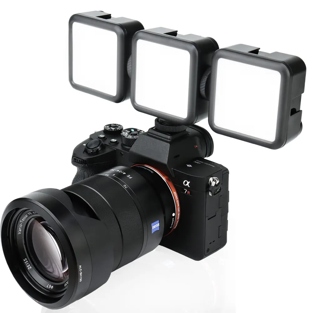 W&S W49S LED Video Light Camera Lamp Light Photo Lighting For Canon/Nikon/Sony Camera Camcorder Smartphone