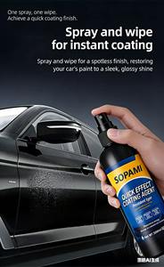 Sopami Spray <span class=keywords><strong>de</strong></span> Revêtement Céramique pour Voiture à Effet Rapide, Agent Céramique Super Cire Hollandais Original pour Voitures Brillantes, Produit Grand Super Vlisco - Product Image 4