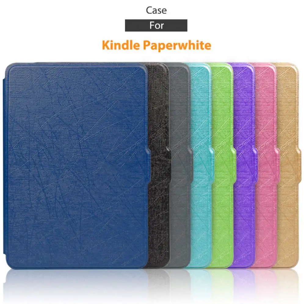 Smart Protective E-Reader Cover For Kindle Paperwhite 11 Generation E Books Case Design Colored Drawing Wholesale Custom