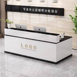 <span class=keywords><strong>Comptoir</strong></span> de réception simple et moderne laqué pour les magasins de vêtements, les salons de beauté, les supermarchés, les caisses enregistreuses - Product Image 4