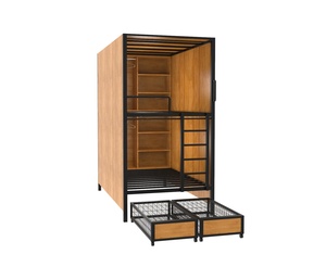 Nouveau lit-capsule insonorisé pour auberge, capsule de sommeil, lit d'hôtel, lit d'école, mobilier d'hôtel, lit superposé en fer, lit en métal moderne, 10 ensembles - Product Image 3