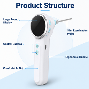 Caméra HD pour l'inspection des oreilles des animaux de compagnie avec éclairage LED lumineux pour chiens, chats et petits animaux, otoscope pour animaux de compagnie avec caméra - Product Image 3