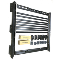Panier de toit de voiture en alliage d'aluminium 4x4 avec 2 lumières LED pour Suzuki Jimny JB74 JB64 2019 2020 2021