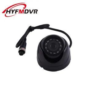 HYF AHD 1080P 2 인치 내부 차량 장착 MDVR 특수 오디오 및 비디오 감시 트럭 밴 수 버스 플라스틱 돔 카메라