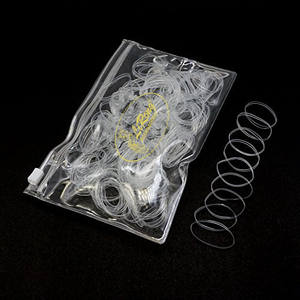 Fabbrica Certificata BSCI Lirong, Elastici per Capelli Riciclati Durevoli Senza Danni ai Capelli per Ragazze e Bambini (Trasparenti) - Product Image 3