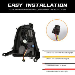 Feux antibrouillard de remplacement pour Toyota <span class=keywords><strong>Prius</strong></span> 2016 2017 2018 avec clignotants Amber + Cool White - Product Image 4