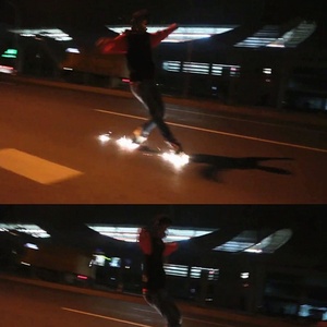 Roues électriques de silex de lumière éblouissante colorées patins à roulettes de frein de nuit étincelants patins à glace extérieurs avec 52 roues de silex - Product Image 4