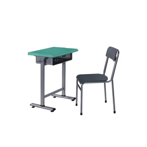 High Quality Modern School Desk With Steel Tube and Metal Mesh Drawer Middle East <b>Chair</b> for Commercial Use PT-0501 Middle East C - Product Image 4