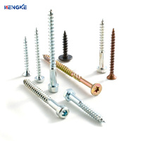 ANSI Pan Head Self Tapping Screws 20mm 30mm 50mm Steel Zinc Plated Fasteners for Metric Engineering Construction