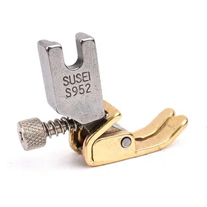 Mesin Jahit Industri Baja Melawan Keriput Lipit Adjustable Presser Kaki untuk Mesin Jahit 1 Jarum Lockstitch Mesin P952