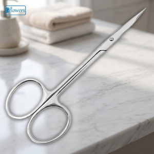 Professional <b>Left</b>-<b>Handed</b> Stainless Steel Arrow Point Nail <b>Scissors</b> High Quality Instrument CE Certified Class I Nail Art - Product Image 2