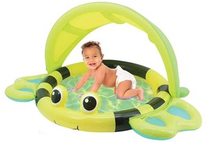Piscina Gonfiabile Personalizzata in PVC a Forma di Ape per Bambini con Parasole per Divertimento Estivo in Acqua - Product Image 3