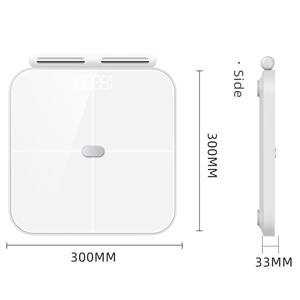 Einzigartige Haushalts-Personenwaage mit BMI-Fitness-Messung, 8 Elektroden, Smarte Körperfettwaage mit Bluetooth und WLAN - Product Image 6