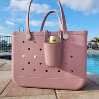 Pochette de plage en EVA légère, imprimée, imperméable, grande capacité, logo personnalisé, OEM, durable, pour voyage, piscine, gym, shopping, extérieur