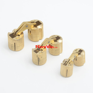 Bản Lề Thùng Bằng Đồng Bản Lề Cửa Ẩn Hình Trụ Giấu Kín Bằng Đồng Thau Cho Đồ Nội Thất Đồ Kim Khí - Product Image 3