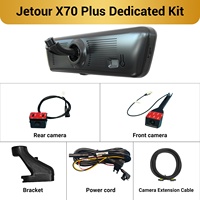 Caméra de tableau de bord avec rétroviseur intelligent pour Jetour X70 Plus H8 Pro, 2K, 8,2 pouces, double objectif avant et arrière, certifiée CE FCC, d'origine usine