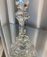 Vase en cristal de luxe moderne, candélabre sur pied, bougeoir en cristal avec abat-jour en forme de tambour pour la décoration de la maison, lampe de table