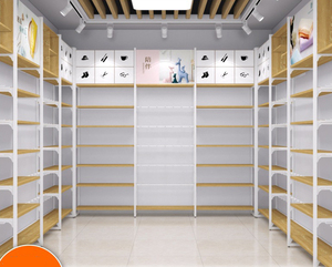 Estanterías Combinadas para Exhibición de Joyería, Estantes de Exhibición de Una Cara, Gabinetes Altos de Pared, Diseño de Tienda - Product Image 5