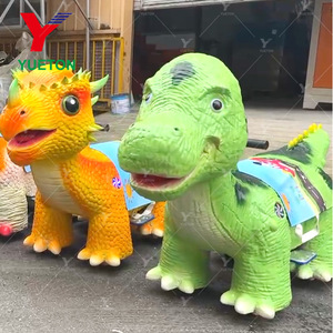 Manège de dinosaure animatronique pour enfants, scooter à roulettes, dinosaure marcheur, manèges pour enfants, manèges pour centre commercial - Product Image 1