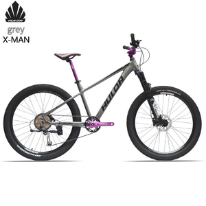 Vélo de montagne HULDABIKE 2025 en alliage d'aluminium tout-terrain <span class=keywords><strong>26</strong></span> <span class=keywords><strong>pouces</strong></span>, transmission 9 vitesses, freins à disque avant/arrière, fourche à air, pour hommes et femmes - Product Image 6
