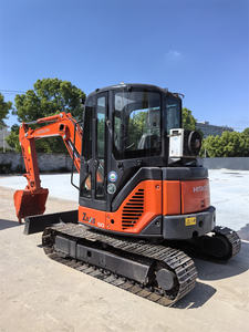 Petite pelle hydraulique sur chenilles de 5 tonnes Hitachi ZX50U ZX 50U 50 ZX50 d'occasion d'origine - Product Image 5