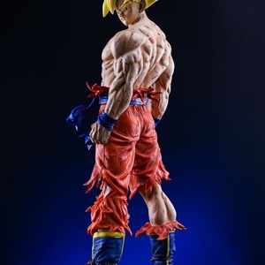 Grande figurine d'action Super Saiyan Goku de 45 cm, modèle de décoration de bureau, statue avec base, boîte de couleur - Product Image 6
