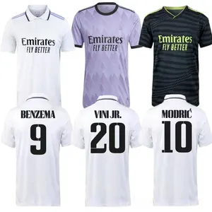 Camiseta de fútbol del Real Thai BENZEMA, kit de uniforme, VINI JR HAZARD, ASENSIO, MODRIC, Joyce madrid, 2022, 22/23