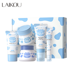 ชุดผลิตภัณฑ์บำรุงผิว LAIKOU ต่อต้านริ้วรอย ช่วยเติมความชุ่มชื้น ฟื้นฟูผิว สำหรับใช้ที่บ้านหรือร้านเสริมสวย ชุดดูแลผิวหรูหรา 5 ชิ้น - Product Image 1