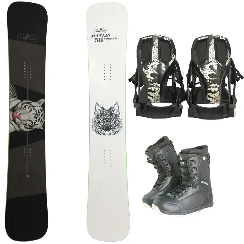 Grosir papan Snowboard Snowboard CE kayu anak kayu popler Sandwich + serat kaca + ABS Mini Ski untuk anak-anak Gaya Bebas 120