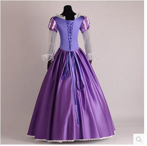 Disfraz de Princesa Lepe Morado para Adultos y Niños, Disfraz Elegante para Actuaciones - Product Image 4