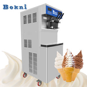 Mesin Pembuat Es Krim Soft Serve Komersial Berat BKN C70 5256 110v/220V <span class=keywords><strong>3</strong></span> Rasa - Product Image 2