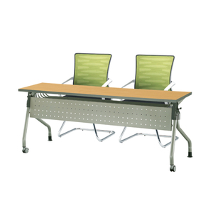 Tofas Hàn Quốc Bằng Gỗ Hiện Đại Đôi Hội Thảo Bảng Lớn Phòng Hội Đồng Quản Trị Bàn Với Tích Hợp Quản Lý Cáp & Khung Thép Làm Hàn Quốc - Product Image 2