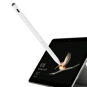 Caneta Stylus preta magnética acoplável de resposta rápida para tablet Microsoft Surface desenho caneta inteligente