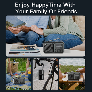 Shidu xách tay nhà retro phong cách Bluetooth loa cổ điển đặc biệt chất lượng âm thanh FM Đài phát thanh loa - Product Image 5