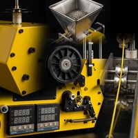Mini extrudeuse à vis simple automatique de haute précision pour bobinage de fil, machine d'extrusion de filament 3D PP EVA HDPE PE ABS – Garantie 1 an
