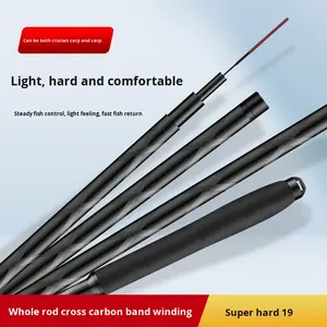 คันเบ็ดตกปลาไต้หวัน <span class=keywords><strong>คา</strong></span><span class=keywords><strong>ร์</strong></span>บอนสูง ด้ามจับ EVA น้ำหนักเบาพิเศษ แข็งมาก สำหรับตก<span class=keywords><strong>ปลา</strong></span>ครูเชียนในอ่างเก็บน้ำและบ่อ - Product Image 3