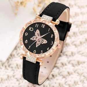 BM fábrica al por mayor barato moda reloj de cuarzo pulsera Simple mariposa reloj conjunto para mujer diario - Product Image 2