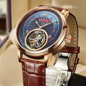<span class=keywords><strong>Montre</strong></span> Tourbillon Personnalisée à Cadran Ajouré, Étanche 10 Bar, Luminescente, Automatique Mécanique pour Hommes, Cadeau de Récompense d'Entreprise, <span class=keywords><strong>Montre</strong></span> <span class=keywords><strong>Homme</strong></span> - Product Image 1