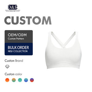 Sujetador Deportivo Superelástico para Mujer, Top de Nylon para Entrenamiento Físico, Sujetador Sexy Blanco para Ejercicio, Ropa Deportiva - Product Image 1