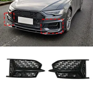 Marco de Luz Antiniebla Delantera para Coche A6 C8 S6 S-Line 2018-2024, Cubierta Protectora de Rejilla de Faro Antiniebla, Kits de Decoración de Carrocería - Product Image 4
