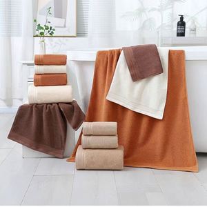 Ensemble de bain 6 pièces 100% coton pur, serviettes de luxe douces et absorbantes pour spa, hôtel, maison, broderie florale, séchage rapide - Product Image 2