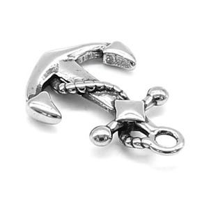 Dijes de ancla de acero inoxidable de 20.5x14.5x3 mm para hacer pulseras, accesorios de joyería DIY, forma irregular, cinco colores disponibles - Product Image 5