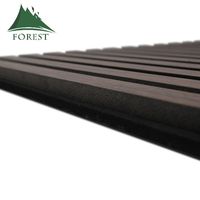 Panel Akustik Kustom Dengan Lampu LED, Ubin Plafon Panel Kayu, Peredam Kebisingan, Panel Dinding Kayu Akustik