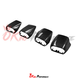 Remplacement de la couverture de climatisation en fibre de carbone sèche pour les kits d'intérieur Lamborghini Huracan, garniture de la couverture de la ventilation de la climatisation - Product Image 1