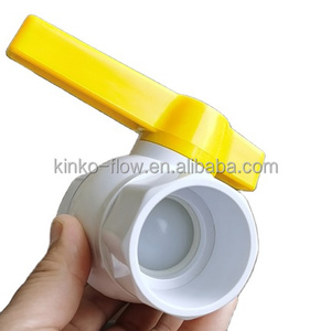 Vannes à boisseau sphérique pneumatiques en PVC/UPVC filetées/à brides DN15~DN100 PN10 pour produits chimiques et eau ISO9001 OEM - Product Image 5