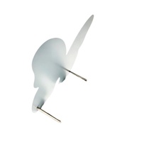 Support magnétique compact en forme de papillon pour tableau de notes, présentoir métallique, organisateur de rangement pour fournitures de pointillisme