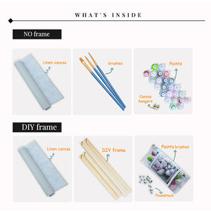 40x50cm Kits <span class=keywords><strong>de</strong></span> <span class=keywords><strong>peinture</strong></span> par numéros <span class=keywords><strong>Peinture</strong></span> à l'huile <span class=keywords><strong>Peinture</strong></span> au <span class=keywords><strong>coucher</strong></span> du <span class=keywords><strong>soleil</strong></span> pour enfants débutants <span class=keywords><strong>peinture</strong></span> <span class=keywords><strong>acrylique</strong></span> cadre <span class=keywords><strong>en</strong></span> toile - Product Image 3