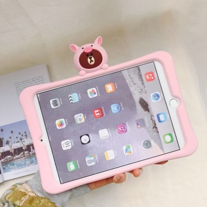 Oksilicone trường hợp an toàn vỏ trở lại chống gõ bảng không khí dễ thương Silicone Trường hợp với đứng mềm Silicone chống sốc bảo vệ Bìa - Product Image 1